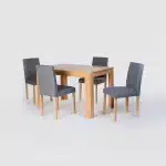 LPD Norfolk Dining Set Oak