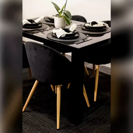 LPD Venice Dining Chair Black (Pack OF 2)4-1