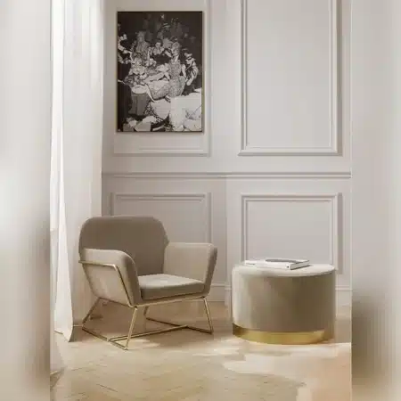 LPD Charles Armchair Beige (4)