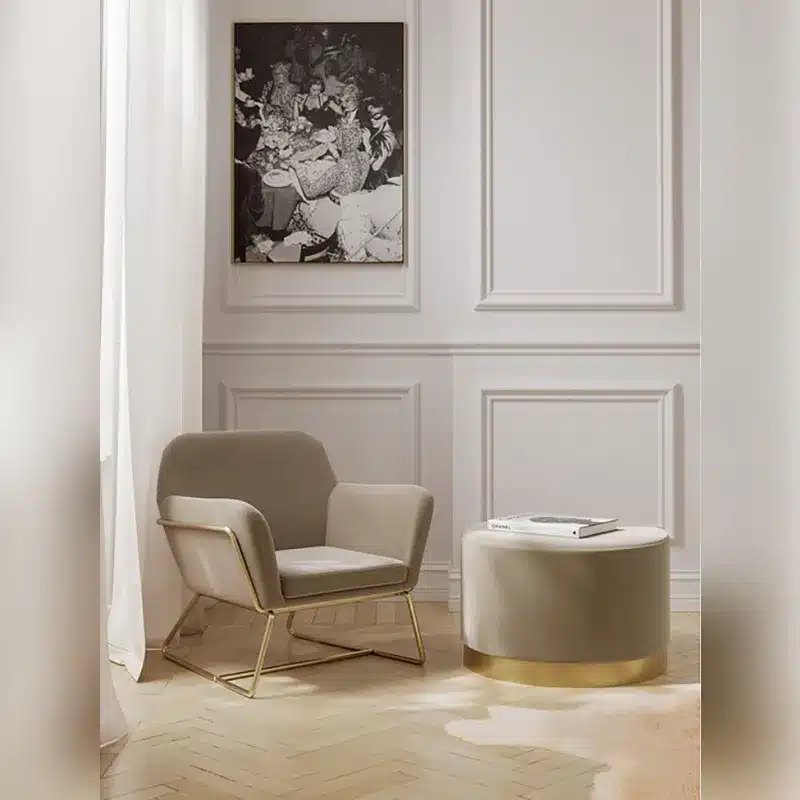 LPD Charles Armchair Beige (4)