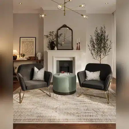 LPD Charles Armchair Black (4)