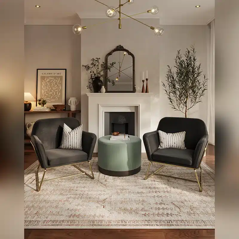 LPD Charles Armchair Black (4)