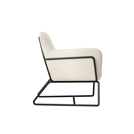 LPD Charles Armchair Ivory Boucle (2)