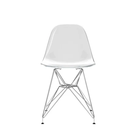 LPD Dining Chair Clear-Chrome