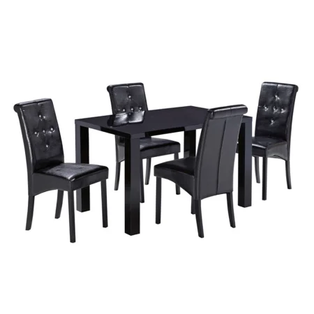LPD Monroe Puro Medium Dining Table Black