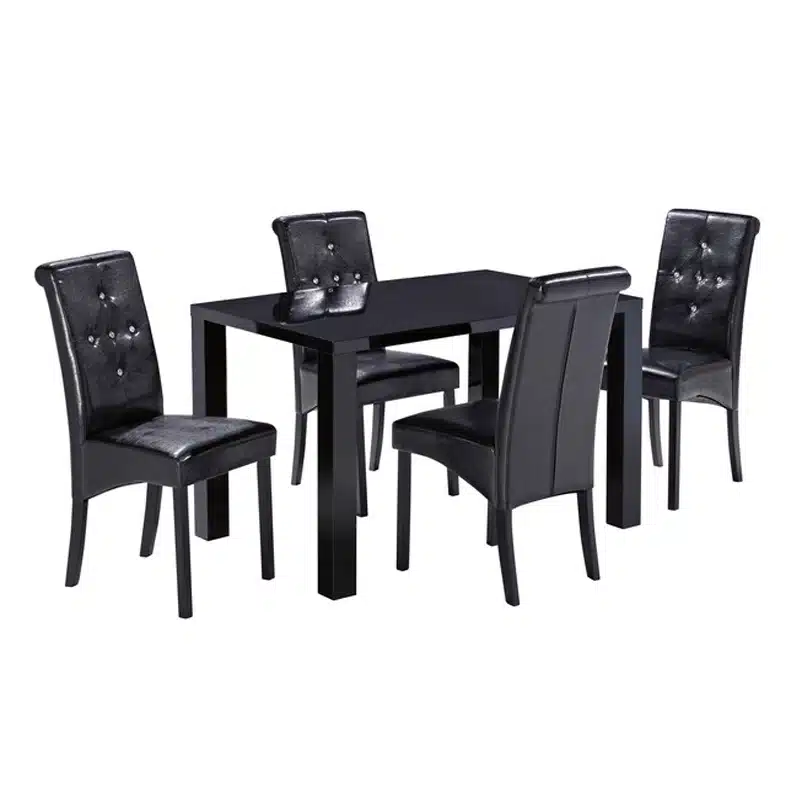 LPD Monroe Puro Medium Dining Table Black