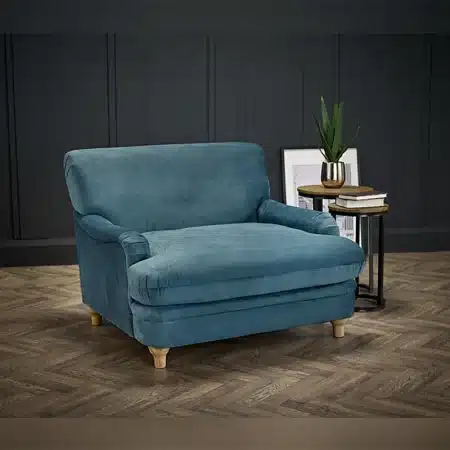 LPD Plumpton Chair Peacock Blue (2)