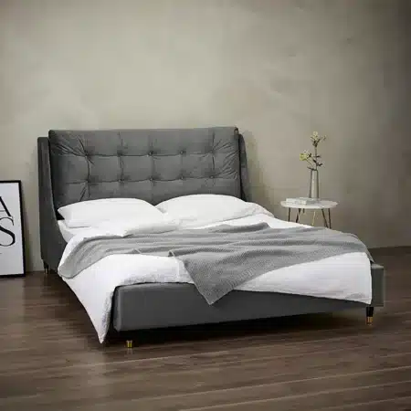 LPD Sloane Grey Double Bed (2)