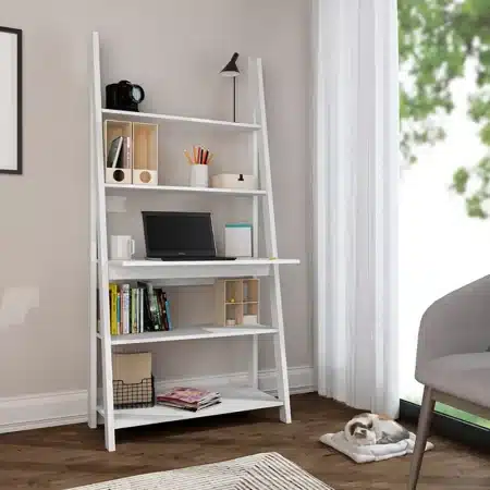 LPD Tiva Ladder Desk White (2)