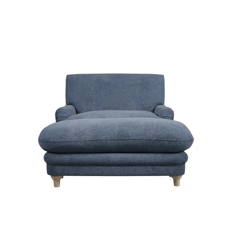 LPD Plumpton Footstool Denim Blue