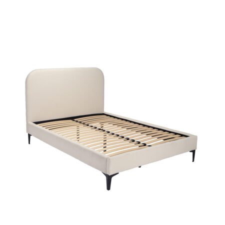 LPD Albany Ivory Boucle King Size Bed Frame2