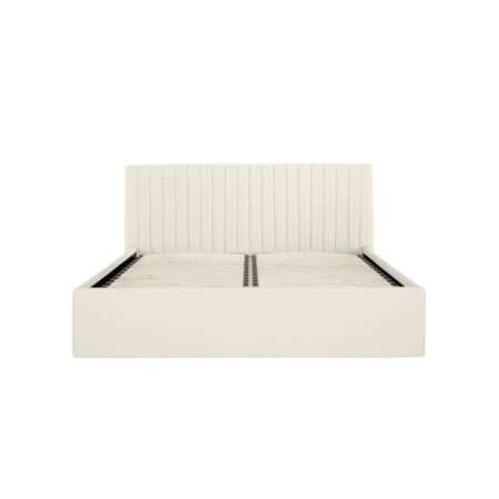 LPD Berlin Milk Weave Double Bed Frame 1