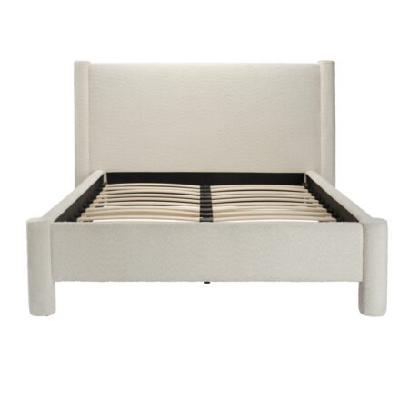 LPD Dena Snow Textured Boucle King Size Bed Frame 1