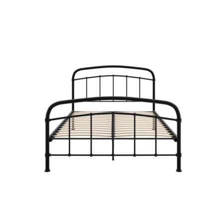 LPD Halston Black Metal Double Bed Frame 1