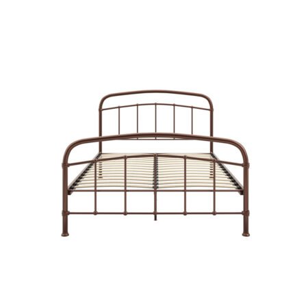 LPD Halston Copper Metal King Size Bed Frame 1