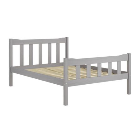 LPD Havana Grey Solid Pine Double Bed Frame 1
