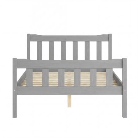 LPD Havana Grey Solid Pine King Size Bed Frame 1