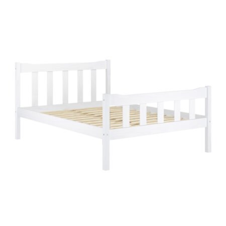 LPD Havana White Solid Pine Double Bed Frame 1