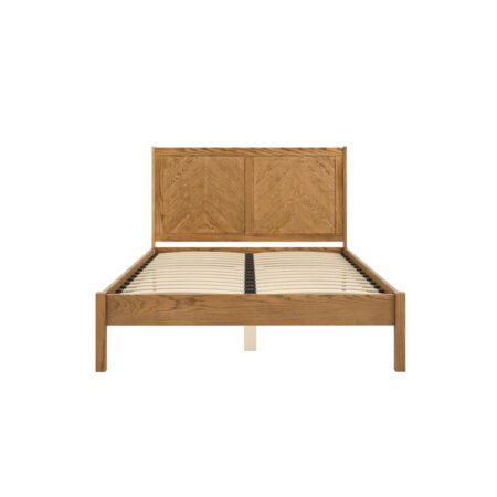 LPD Palms Smoked Wooden King Size Bed Frame 1