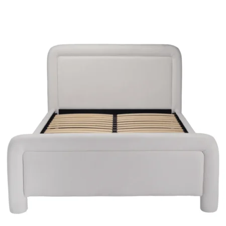 LPD Leonnie Ghost Upholstered Double Bed Frame1