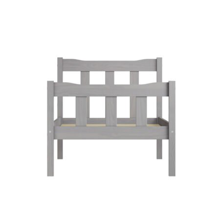 LPD Havana Grey Solid Pine Single Bed Frame 1