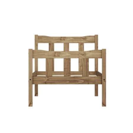 LPD Havana Pine Aztec Wax Single Bed Frame 1