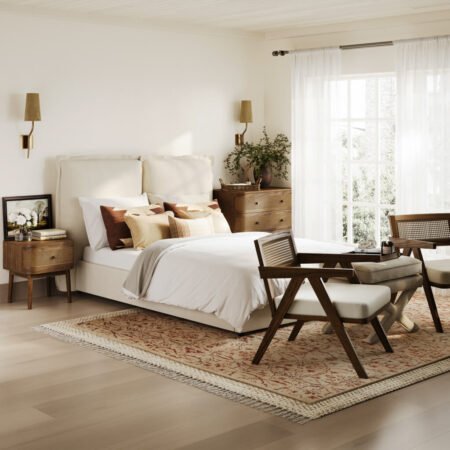 LPD Arizona Smoked Weave Accent Chair lifestyle