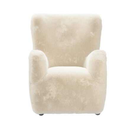 LPD Bear Dawn Faux Fur Accent Chair