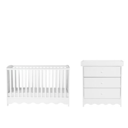 LPD Bebe Dancer 2 Piece Nursery Set White