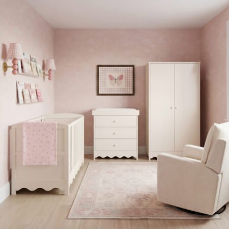 LPD Bebe Dancer 3 Piece Nursery Set Cashmere Cream lifestyle