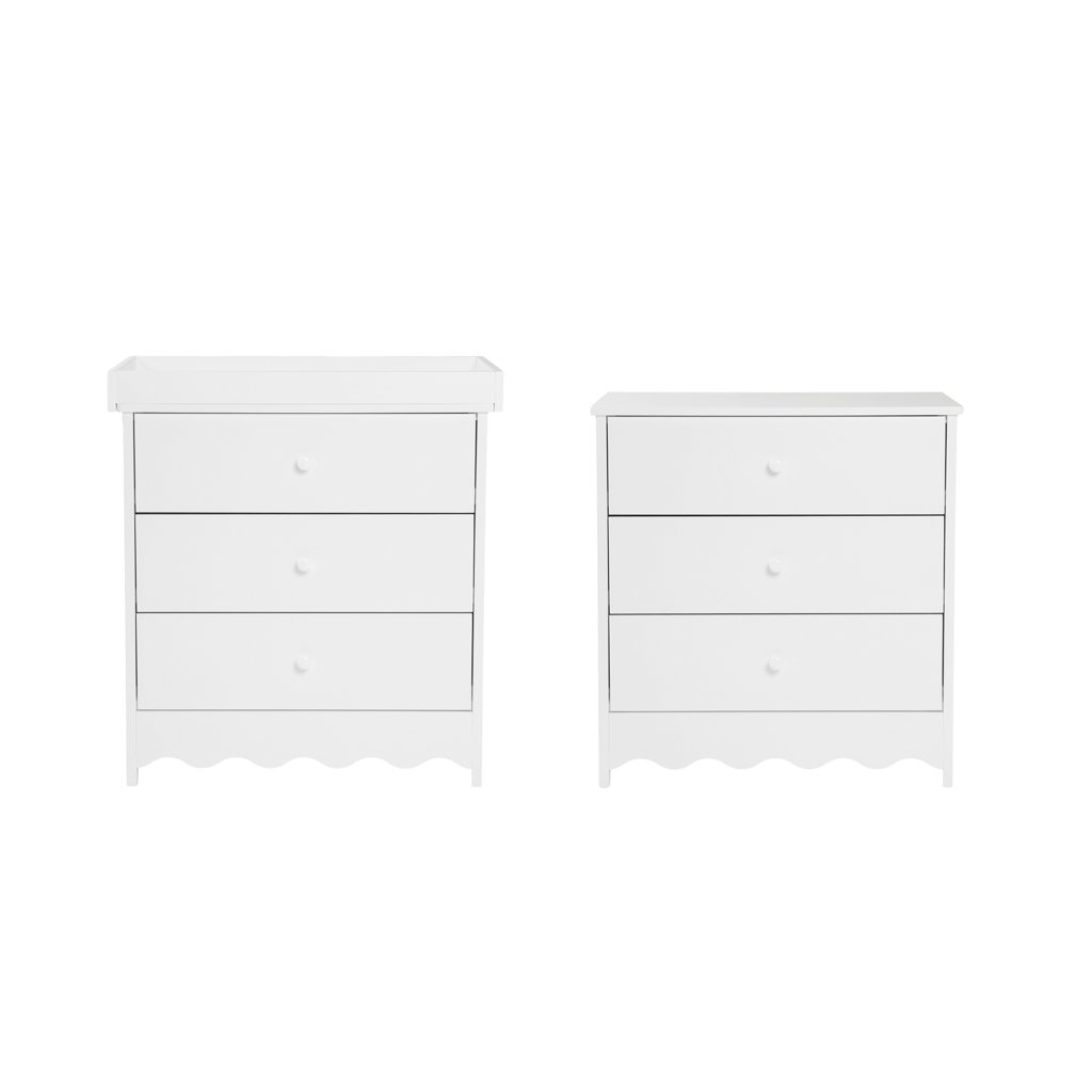 LPD Bebe Dancer Changing Unit with Drawers – White 4 LPD Bebe Dancer Changing Unit with Drawers White