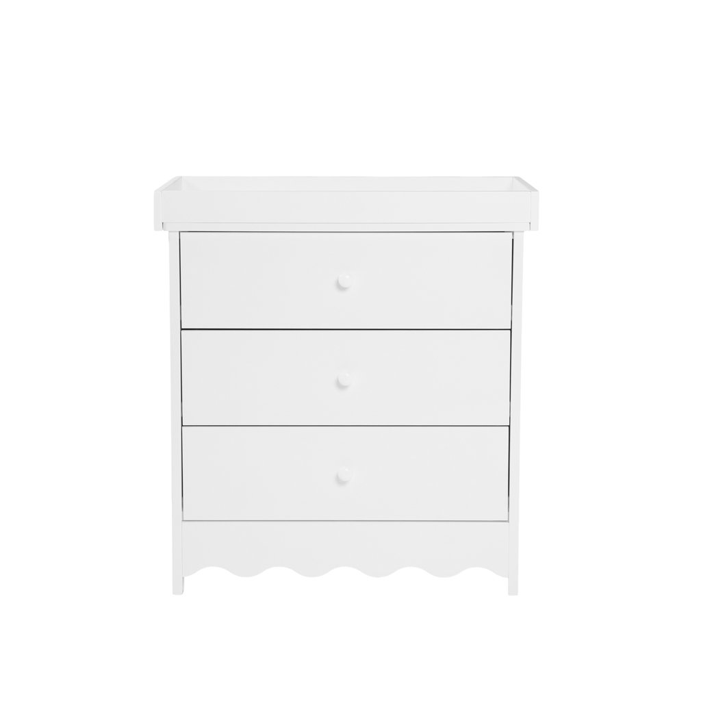 LPD Bebe Dancer Changing Unit with Drawers – White 5 LPD Bebe Dancer Changing Unit with Drawers White