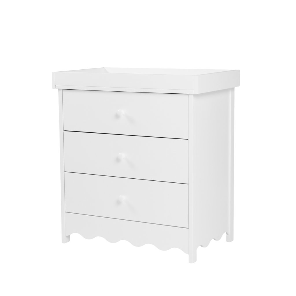 LPD Bebe Dancer Changing Unit with Drawers – White 2 LPD Bebe Dancer Changing Unit with Drawers White