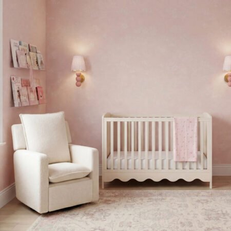 LPD Bebe Dancer Cot Bed Cashmere Cream lifestyle