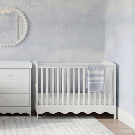 LPD Bebe Dancer Cot Bed White lifestyle