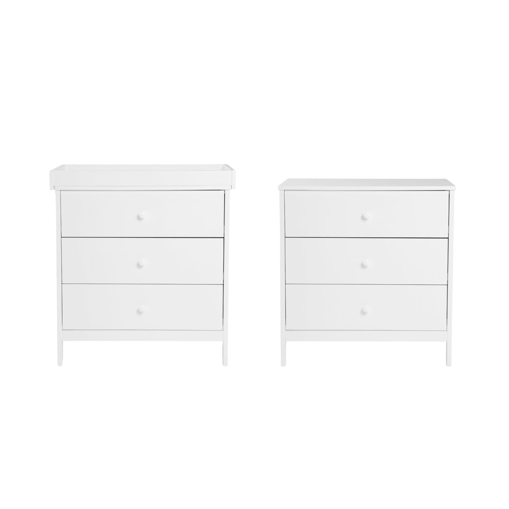 LPD Bebe Dreamer 2 Piece Nursery Set – Cot Bed & Changing Unit – White 7 LPD Bebe Dreamer 2 Piece Nursery Set White