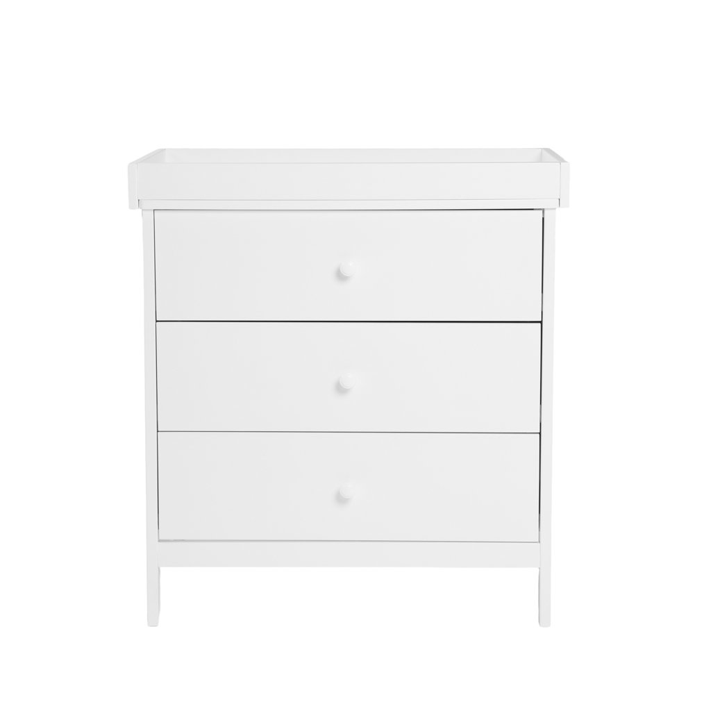 LPD Bebe Dreamer Changing Unit with Drawers – White 5 LPD Bebe Dreamer Changing Unit with Drawers White