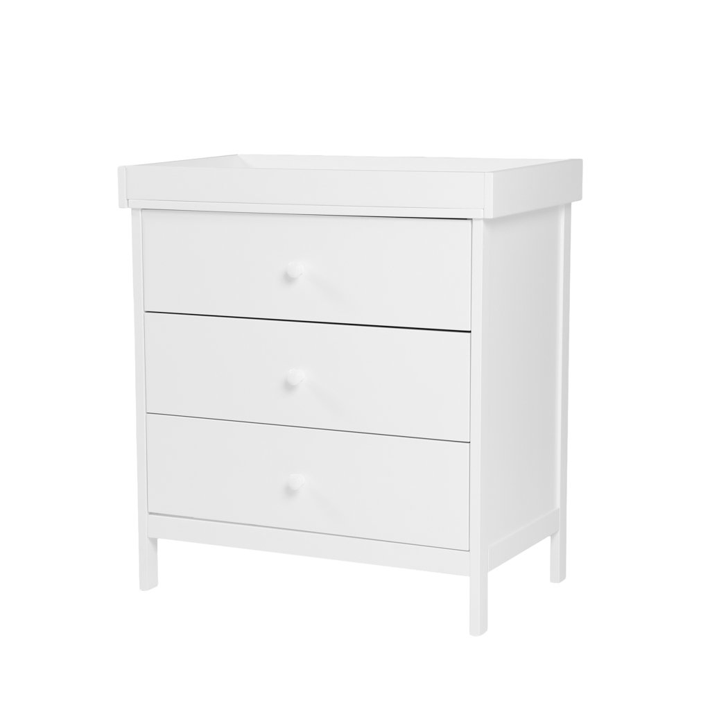 LPD Bebe Dreamer Changing Unit with Drawers – White 2 LPD Bebe Dreamer Changing Unit with Drawers White