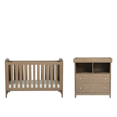 LPD Bebe Seeker 2 Piece Nursery Set Drift Oak