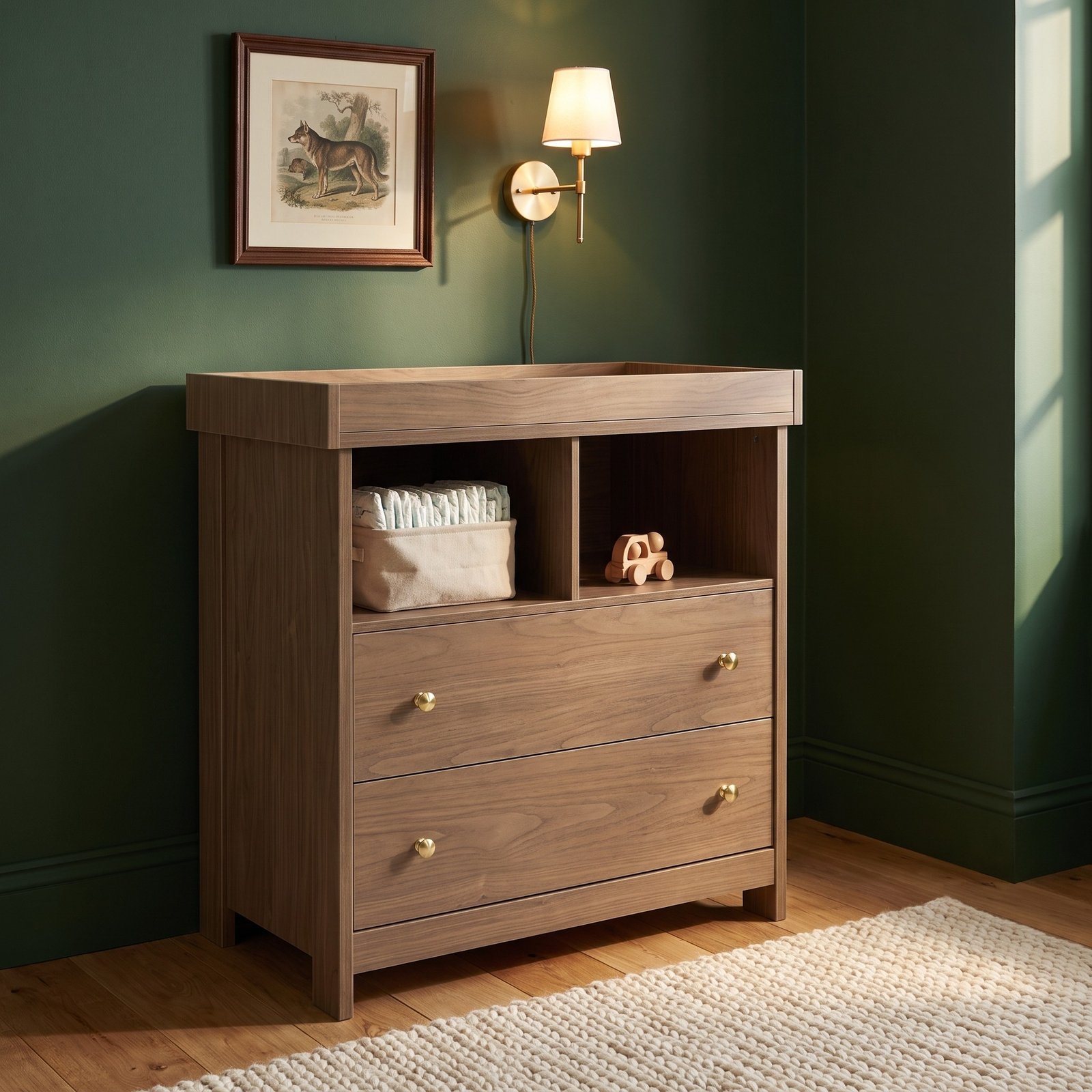 LPD Bebe Seeker Changing Unit with Drawers – Drift Oak 1 LPD Bebe Seeker Changing Unit with Drawers Drift Oak lifestyle