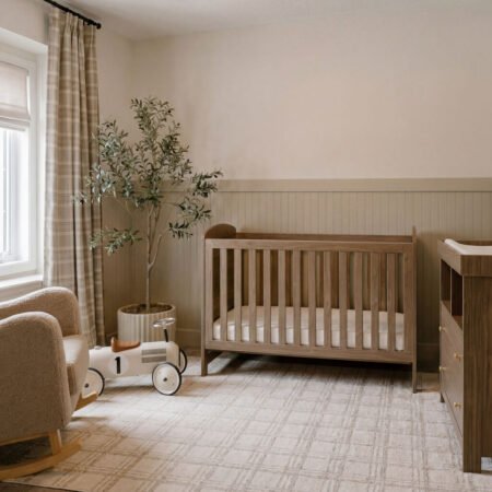 LPD Bebe Seeker Cot Bed Drift Oak lifestyle