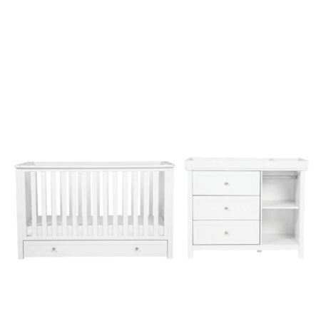 LPD Bebe Wanderer 2 Piece Nursery Set White