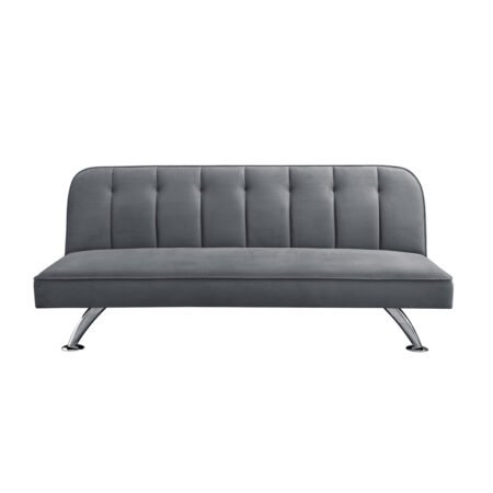 LPD Brighton Grey Velvet Sofa Bed