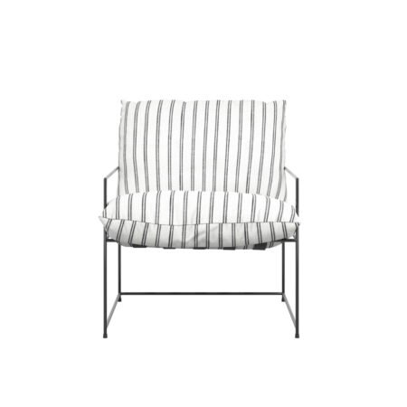 LPD Brook Chalk Stripe Twill Accent Chair