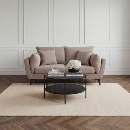 LPD Carter Taupe 2 Seater Sofa lifestyle