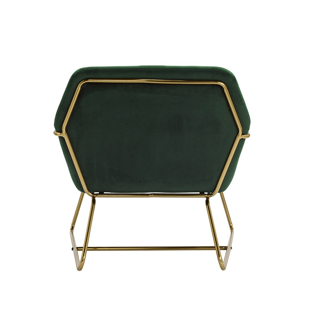 LPD Charles Racing Green Velvet Accent Chair 3 LPD Charles Racing Green Velvet Accent Chair