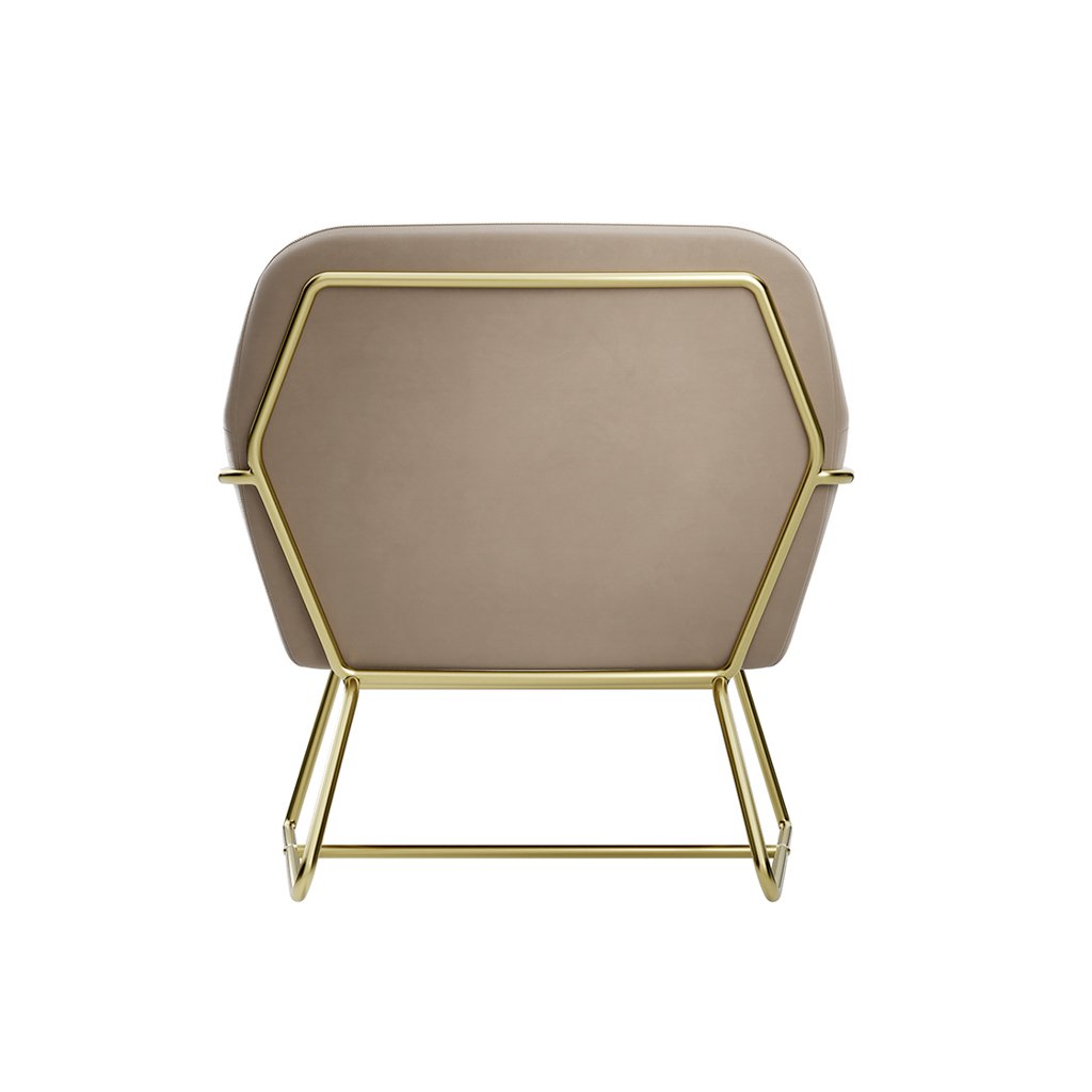 LPD Charles Beige Velvet Accent Chair 5 LPD Charles Beige Velvet Accent Chair