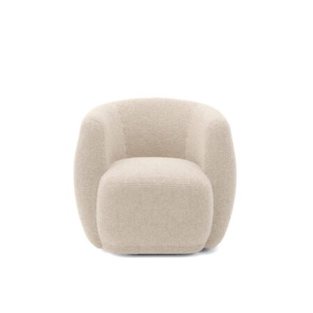 LPD Clay Cotton Sherpa Tub Accent Chair