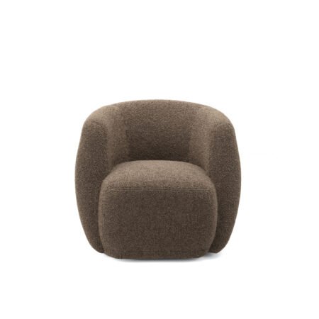 LPD Clay Syrup Sherpa Tub Accent Chair