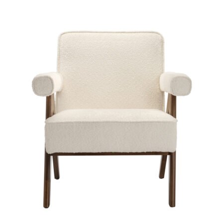 LPD Ember Snow Boucle Accent Chair